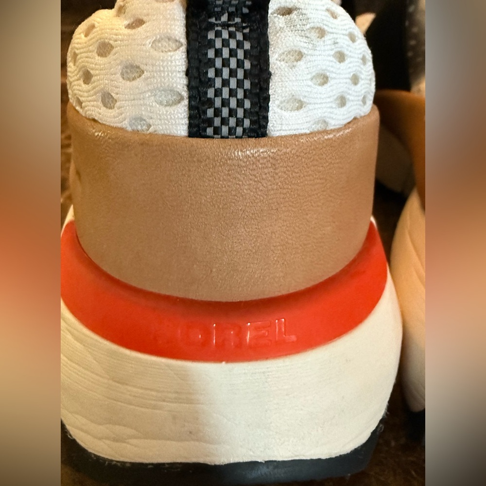 Sorel Women's White, Black & Tan Slip-On Sneakers - Picture 13 of 15